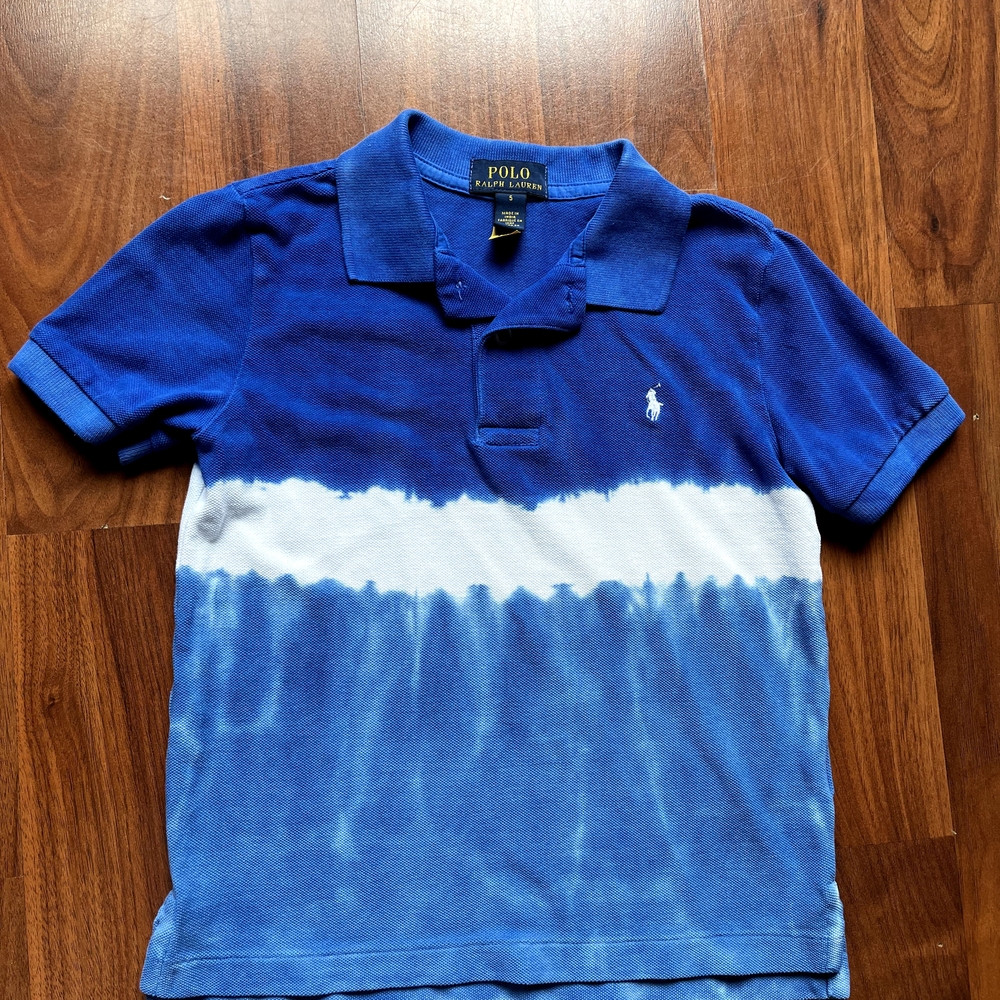 Polo by Ralph Lauren Kids Blue and White Polo Shirt